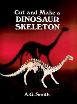 Paperback Cut and Make a Dinosaur Skeleton Book