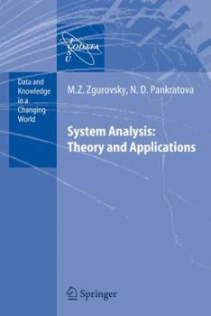 Paperback System Analysis: Theory and Applications Book