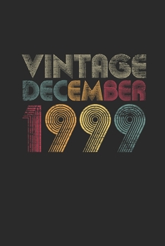 Vintage December 1999: Graph Ruled Notebook / Journal (6 X 9 - 5 X 5 Graph Ruled) - 20 years old Birthday Gift and 20th Anniversary Gift for Women And Men