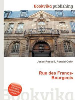 Paperback Rue Des Francs-Bourgeois Book
