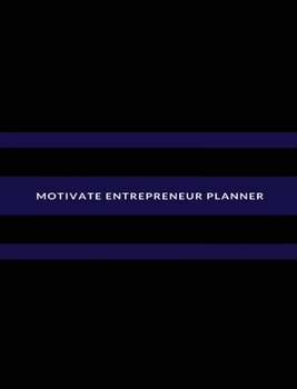 Hardcover Motivate Entrepreneur Planner Book