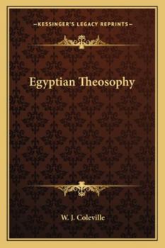 Paperback Egyptian Theosophy Book