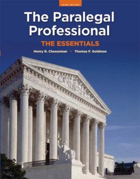 Paperback The Paralegal Professional: The Essentials Book