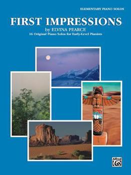 Paperback First Impressions: 16 Original Piano Solos for Early-Level Pianists Book