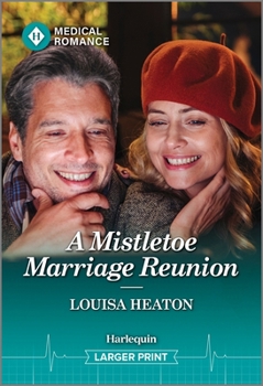 Mass Market Paperback A Mistletoe Marriage Reunion [Large Print] Book