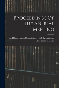 Paperback Proceedings Of The Annual Meeting Book
