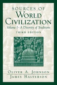 Paperback Sources of World Civilization: A Diversity of Traditions, Volume 1 Book