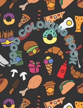 Paperback Food coloring book