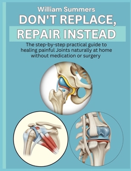 Paperback Don't Replace, Repair Instead: The step-by-step practical guide to healing painful Joints naturally at home without medication or surgery Book
