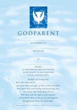 Hardcover Godparent Certificates Boy Contemporary (Pack of 20) Book