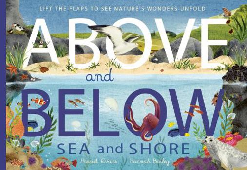 Paperback Above and Below: Sea and Shore: Lift the flaps to see nature's wonders unfold Book