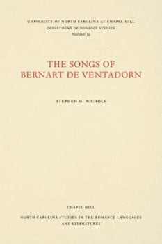 Paperback The Songs of Bernart de Ventadorn Book