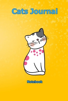 Cats Journal: Notebook 6 x 9 inch With 120 Lined pages