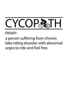 Paperback Notebook: Bicycle Chronic Cyclist Addiction Environment Gift 120 Pages, 6X9 Inches, Graph Paper Book
