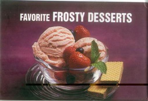 Hardcover Favorite Frosty Desserts Book