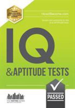 Paperback IQ And APTITUDE Tests: Sample Test questions for IQ & APTITUDE tests Book