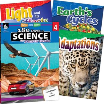 Hardcover Learn-At-Home: Science Bundle Grade 4: 4-Book Set Book