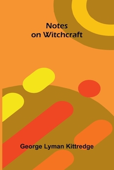 Paperback Notes on witchcraft Book