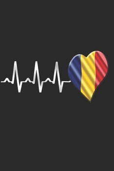 ROMANIA NOTEBOOK: Romania Notebook | college book | diary | journal | booklet | memo | composition book | 120 sheets - Dot Grid paper 6x9 inch