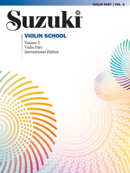 Paperback Suzuki Violin School, Vol 5: Violin Part Book