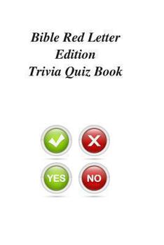 Paperback Bible Red Letter Edition Trivia Quiz Book