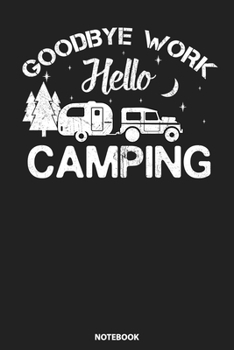 Paperback Notebook: Funny Weekend Camping 5th Wheel RV Vacation Book