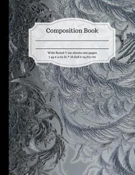 Paperback Ice Swirls Composition Book