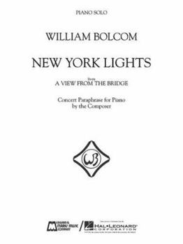 Paperback New York Lights: Piano Solo from a View from the Bridge Book