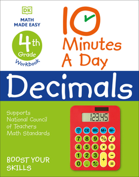 Paperback 10 Minutes a Day Decimals, 4th Grade Book