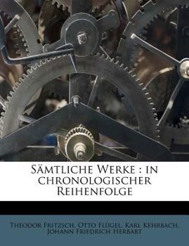 Paperback Samtliche Werke: In Chronologischer Reihenfolge [German] Book