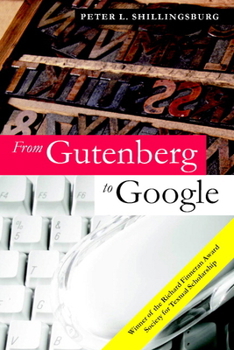 Paperback From Gutenberg to Google: Electronic Representations of Literary Texts Book