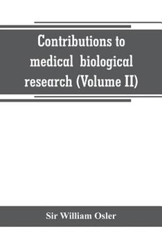 Paperback Contributions to medical and biological research (Volume II) Book