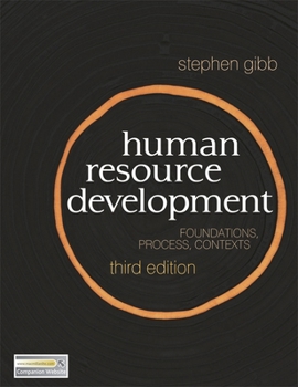 Paperback Human Resource Development: Foundations, Process, Context Book