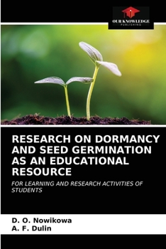 Paperback Research on Dormancy and Seed Germination as an Educational Resource Book