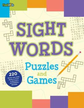 Paperback Sight Words Puzzles and Games Book