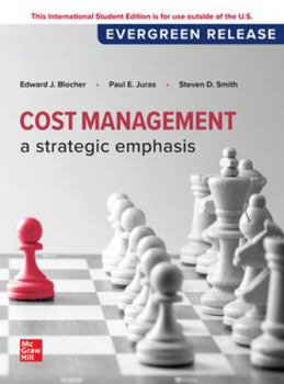 Paperback Cost Management: A Strategic Emphasis: 2024 Release ISE Book