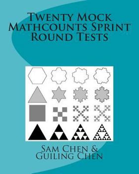 Paperback Twenty Mock Mathcounts Sprint Round Tests Book