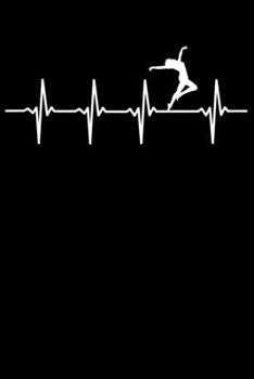 Paperback Dancer Notebook: Dance Heartbeat 6 x 9 (A5) Graph Paper Squared Journal Gift for Dancers And Dancing Lovers (108 Pages) Book