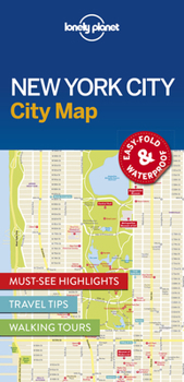 Map Lonely Planet New York City Map 1 Book