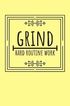 Paperback My Focus Word Journal: Grind: Get the Grind Yearly Focus Word Journal with Prompts and Motivational Quotes Book