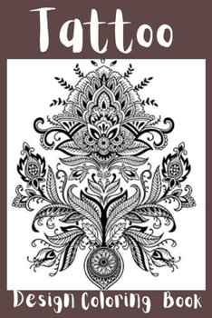 Paperback Tattoo Design Coloring Book
