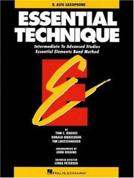 Paperback Essential Technique - Eb Alto Saxophone Intermediate to Advanced Studies (Book 3 Level) Book