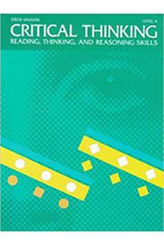 Paperback Critical Thinking: Student Edition Grade 1, Level a Book