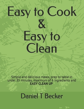 Paperback Easy to Cook and Easy to Clean Book