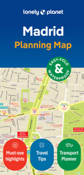 Lonely Planet Madrid City Map 2 2