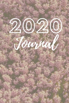 Paperback 2020 Journal Floral Flowers, Blank Lined Book for Thoughts, Ideas, and a Diary Book