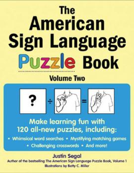 Paperback The American Sign Language Puzzle Book, Volume 2 Book