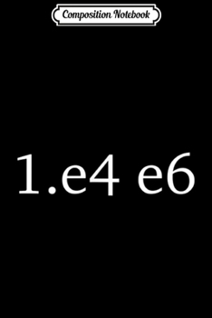 Composition Notebook: French Defense Cool Chess s for Chess Lovers Journal/Notebook Blank Lined Ruled 6x9 100 Pages