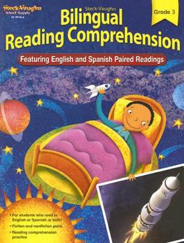 Paperback Steck-Vaughn Bilingual Reading Comprehension: Reproducible Grade 3 Book