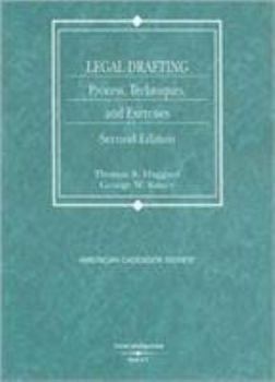 Paperback Legal Drafting: Process, Techniques, and Exercises Book